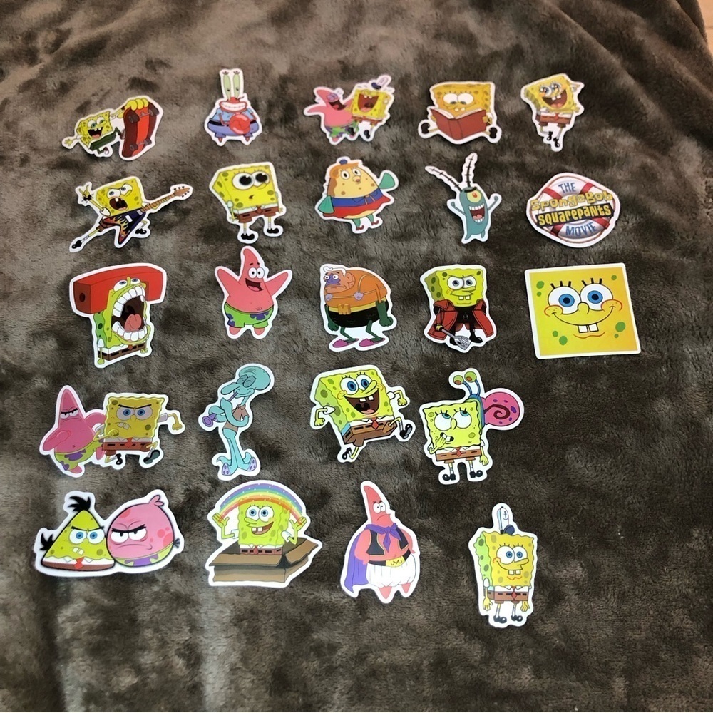 23 No Repeat SpongeBob SquarePants Stickers